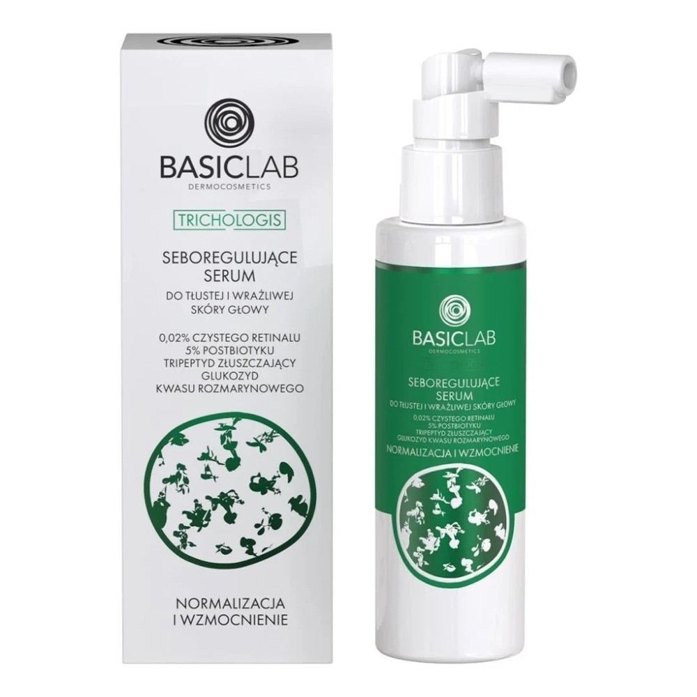 BasicLab Seboregulating Serum For Oily and Sensitive scalp 100ml