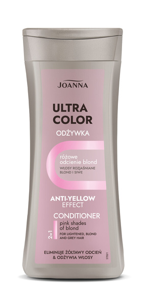 Joanna Ultra Color Toning Conditioner Pink Shades Blonde 200g