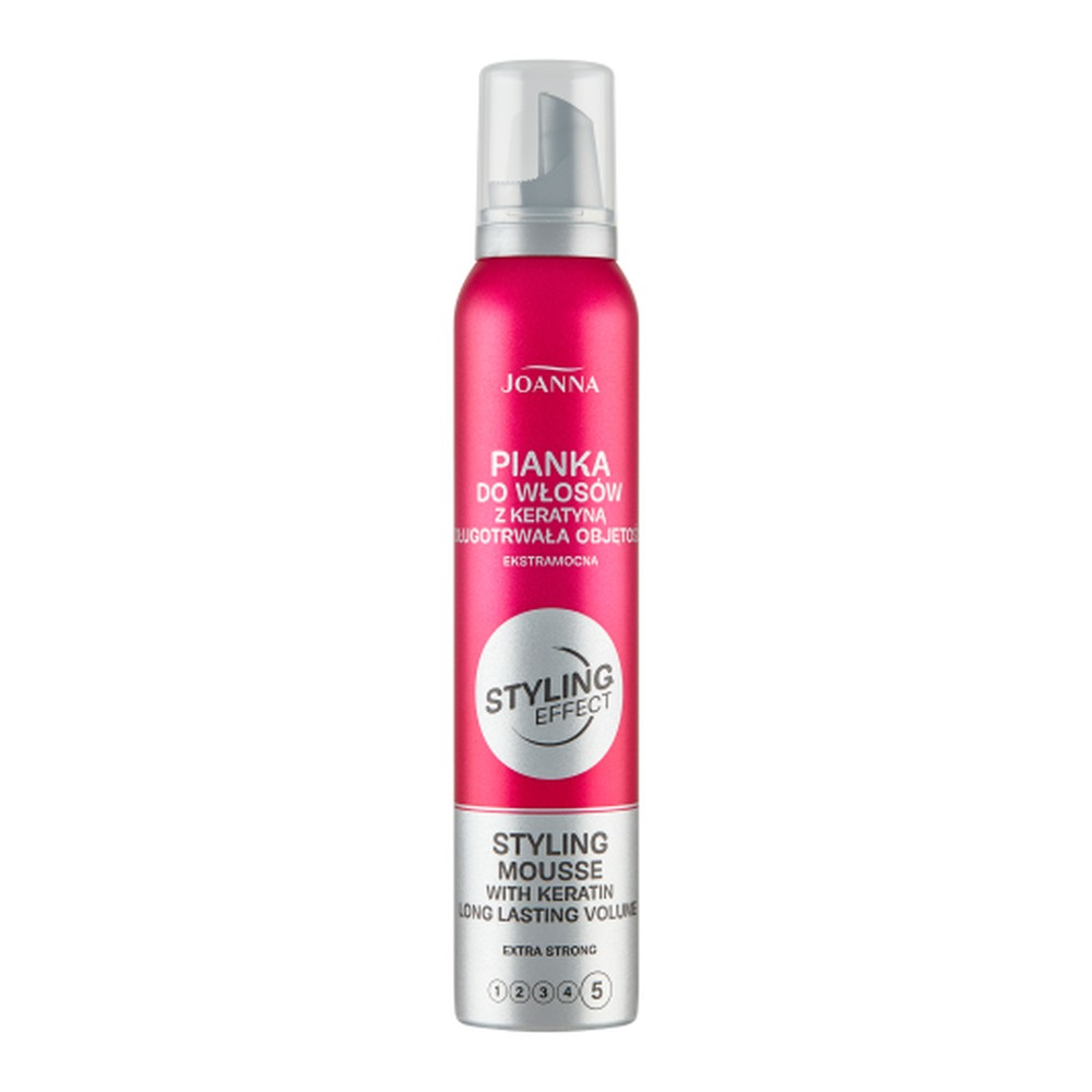 Joanna Styling Effect Extra Strong Hair Mousse with Keratin 150ml