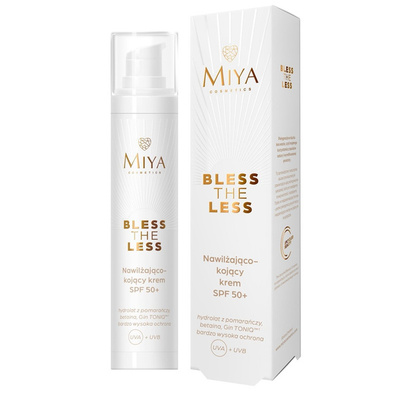 Miya Bless the Less Moisturising and Smoothing Cream SPF 50+ 50ml