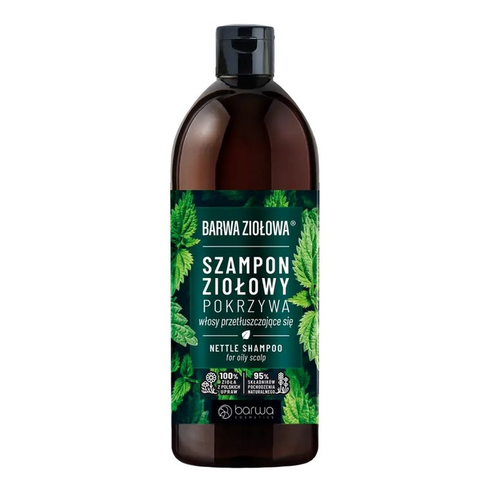 Barwa Herbal Nettle Shampoo for Oily Hair 480ml
