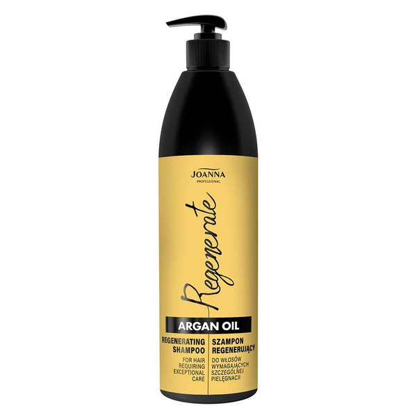 Joanna Professional Argan Oil Regenerating Shampoo for Damaged and Weakened Hair 1000ml