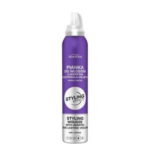 Joanna Styling Effect Hair Mousse with Keratin Very Strong 150ml