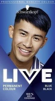 Schwarzkopf Live Permanent Hair Colour Men Blue Black 090