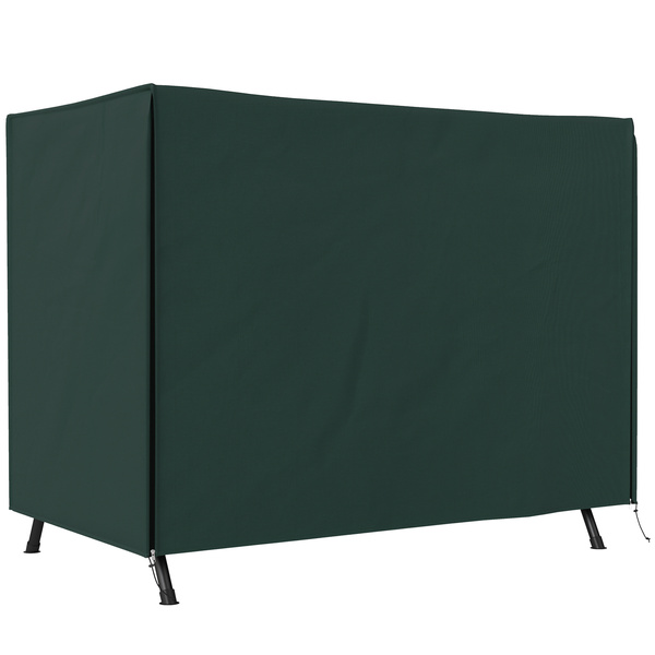 Outsunny 205 x 124cm Three-Seater Swing Chair Protective Cover Deep Green