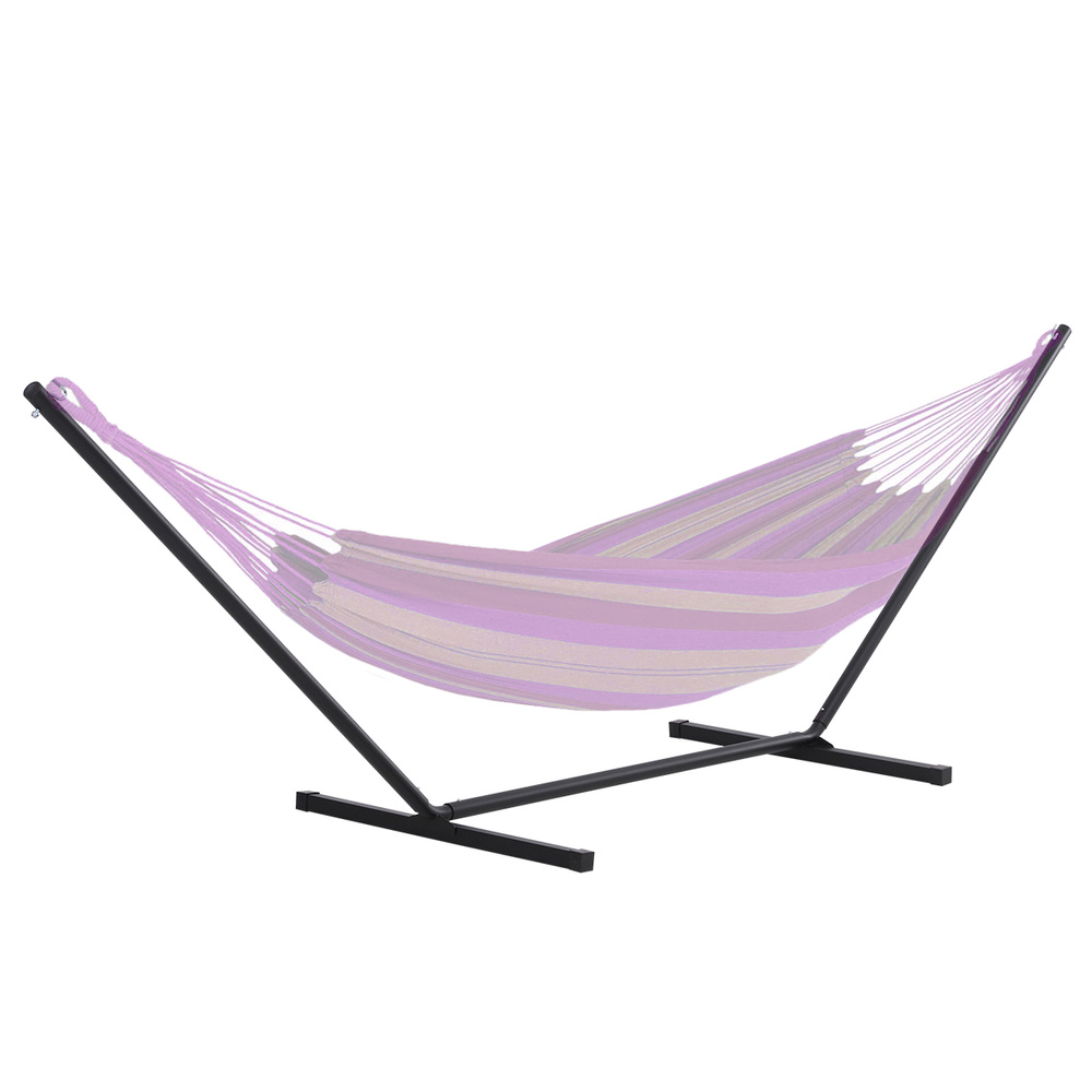 Outsunny 3.6m Extra-long Universal Hammock Stand Metal Frame Garden Camping Picnic Outdoor Patio Replacement – Stand Only