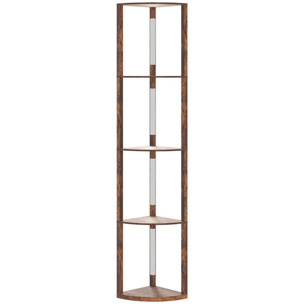 HOMCOM Three-Tier Corner Floor Lamp