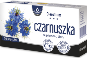 Oleofarm Black Cumin 60 capsules Normal Cholesterol Healthy Skin Immune System