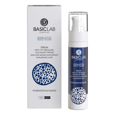 BasicLab Esteticus Hydrating Anti-Aging Serum 15% Trehalose and 10% Snap-8 50ml