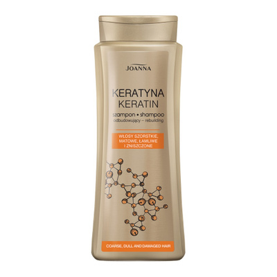 Joanna Keratin Regenerating Shampoo for Damaged and Dull Hair 400ml