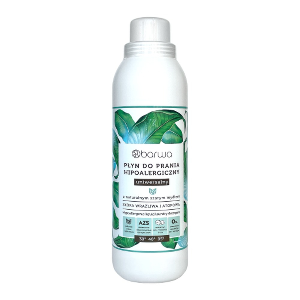Barwa Hypoallergenic Universal Washing Liquid with Gray Soap for Sensitive and Atopic Skin 1l