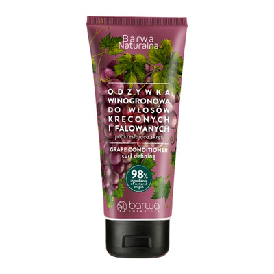 Barwa Natural Grape Conditioner for Curly and Wavy Hair 200ml