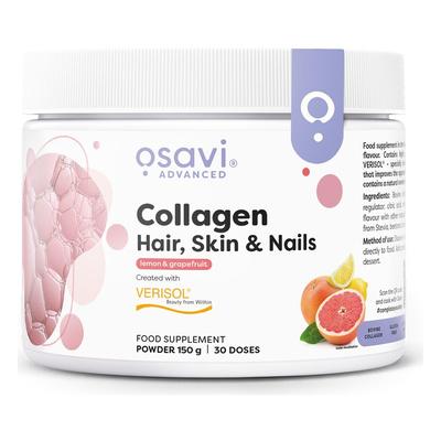 Osavi Collagen Peptides Collagen Hair Skin and Nails Lemon - Grapefruit 150g