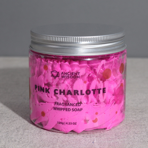 Pink Charlotte Whipped Soap 120g