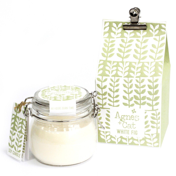 Agnes + Cat Kilner Jar Candle - White Fig