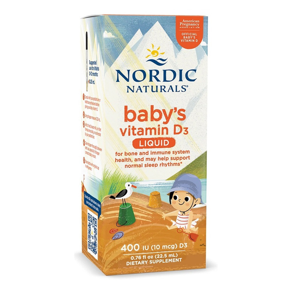 Nordic Naturals Baby's Vitamin D3 Liquid for Infants 400 IU 22.5ml