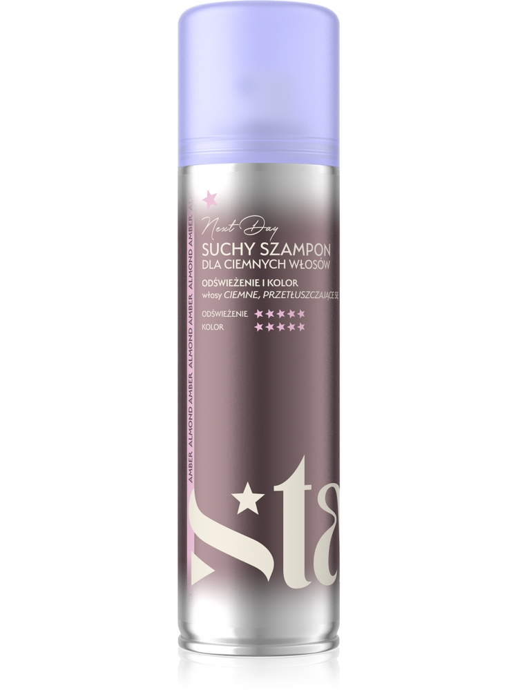 Stars Next Day Almond Amber Dry Shampoo Dark Hair 200ml