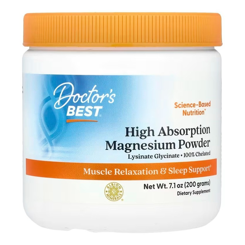 Doctor's Best High Absorption Magnesium, Powder 200g