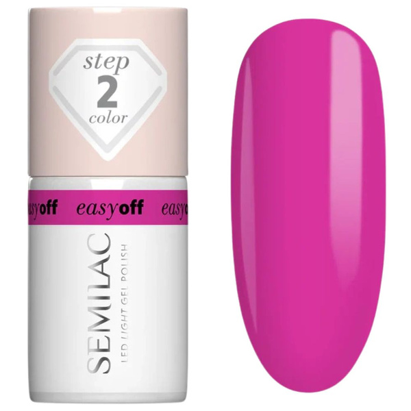 Semilac Easy Off Hybrid Gel Polish 016 Magenta Crush 7ml