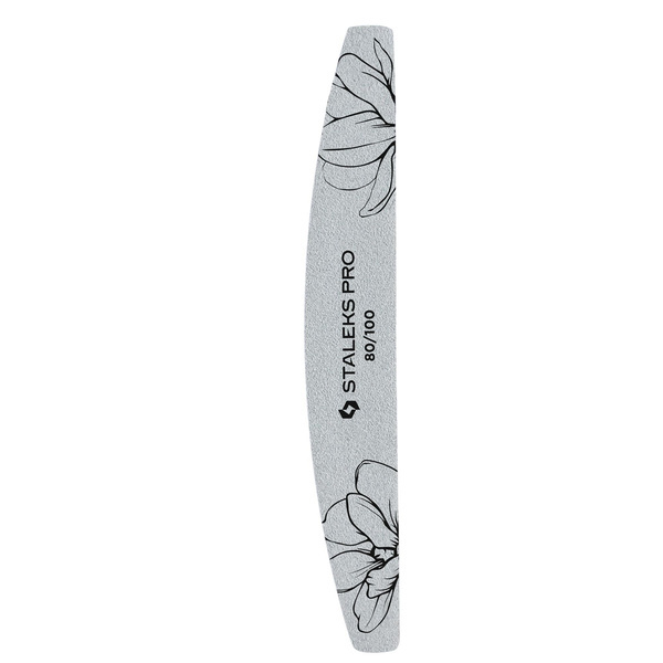 Staleks Expert Pro NFE-40 Crescent Mineral Nail File  80/100 Grit 25pcs