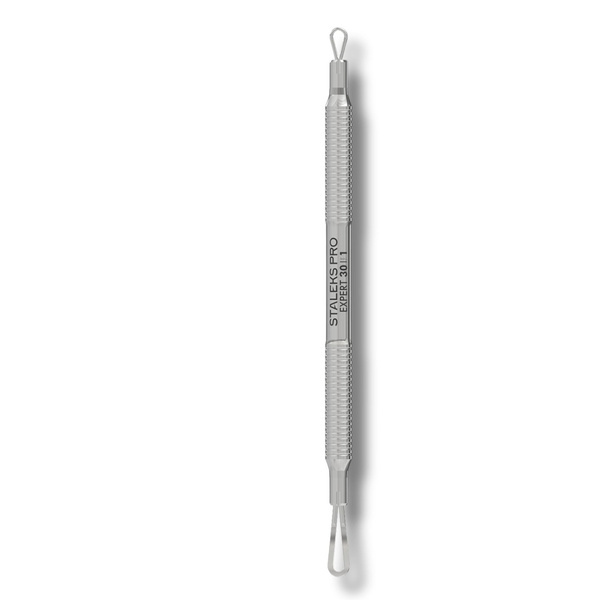 Staleks Pro Expert 30 Type 1 Double-Ended Acne Loop Extractor Stainless Steel 118 mm