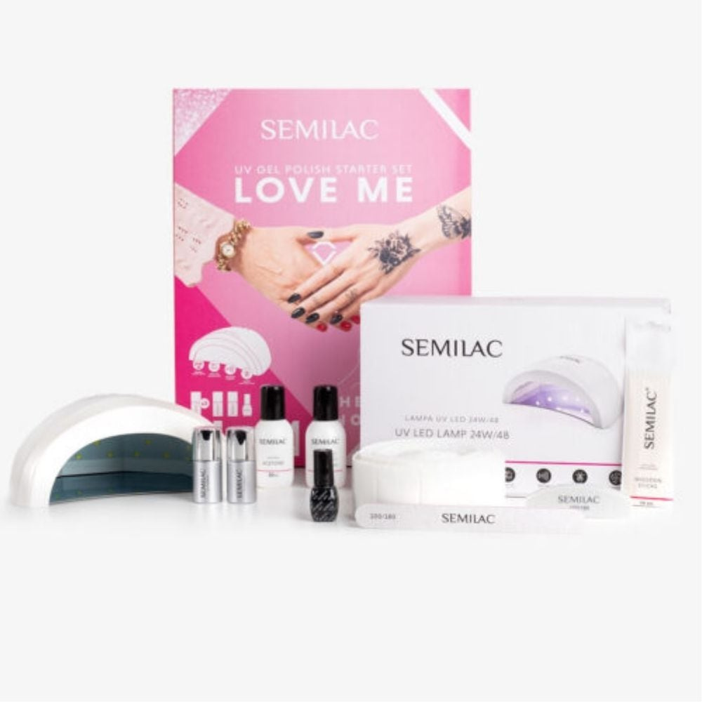 Semilac Love Me Customized Starter Set UV/LED Lamp 24W/48W