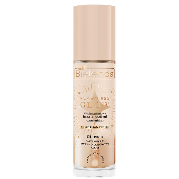 Bielenda Flawless Glow Illuminating Base and Foundation 2-in-1 01 Ivory 30ml
