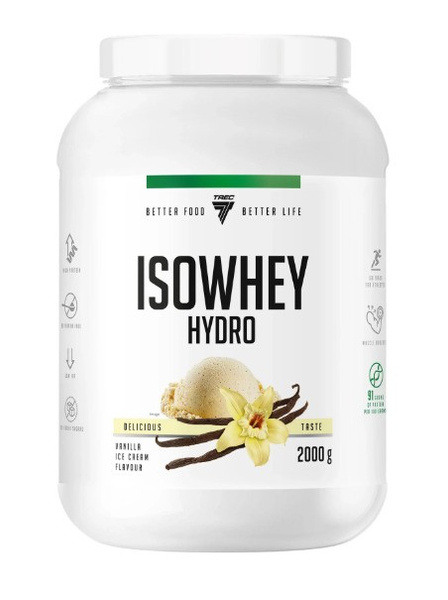 Isowhey Hydro, Vanilla Ice Cream - 2000g