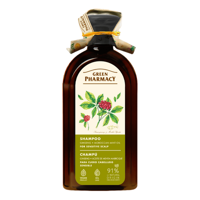 Green Pharmacy Shampoo for Oily Scalp and Dry Ends with Ginseng 350ml