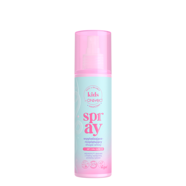 OnlyBio Hair in Balance Kids Magic Detangling Smoothing Spray Cherry Raspberry 200ml
