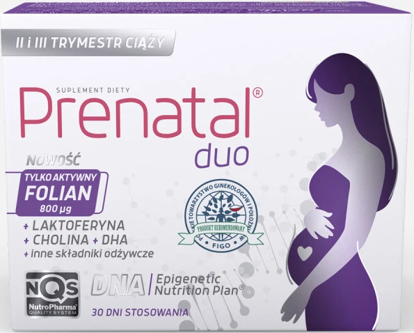Prenatal Duo Pregnancy Support 30 Tablets 60 Capsules