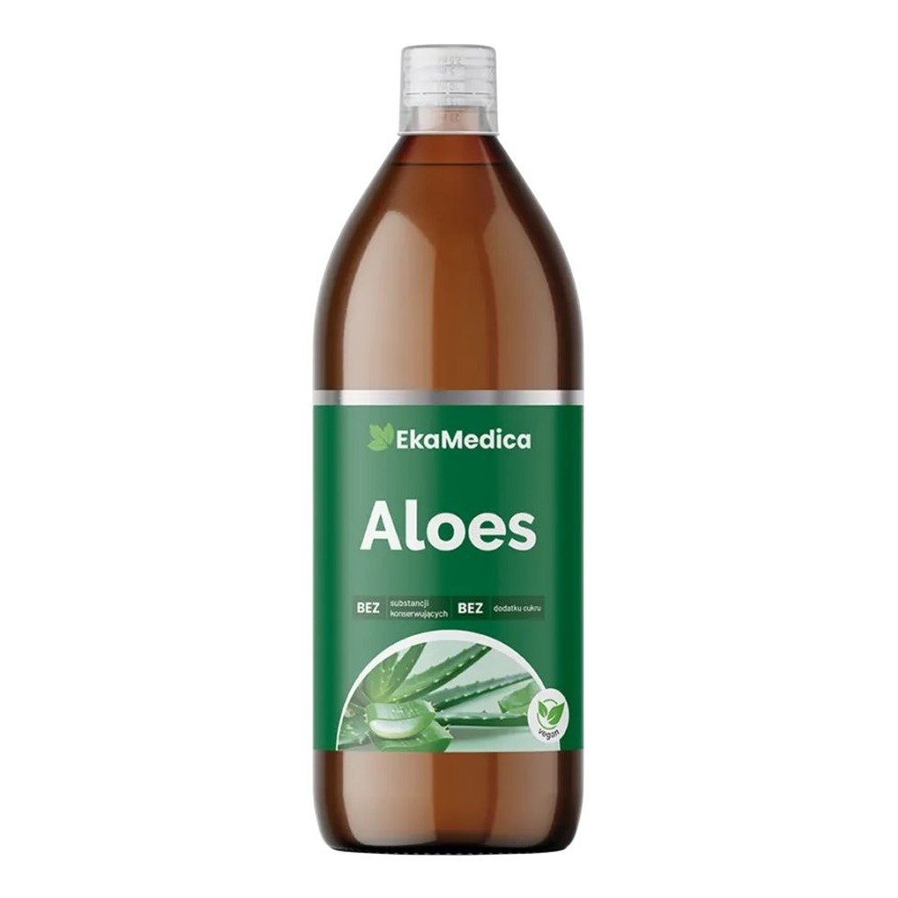 EkaMedica Naturalny 100% Sok z Aloesu 1000ml