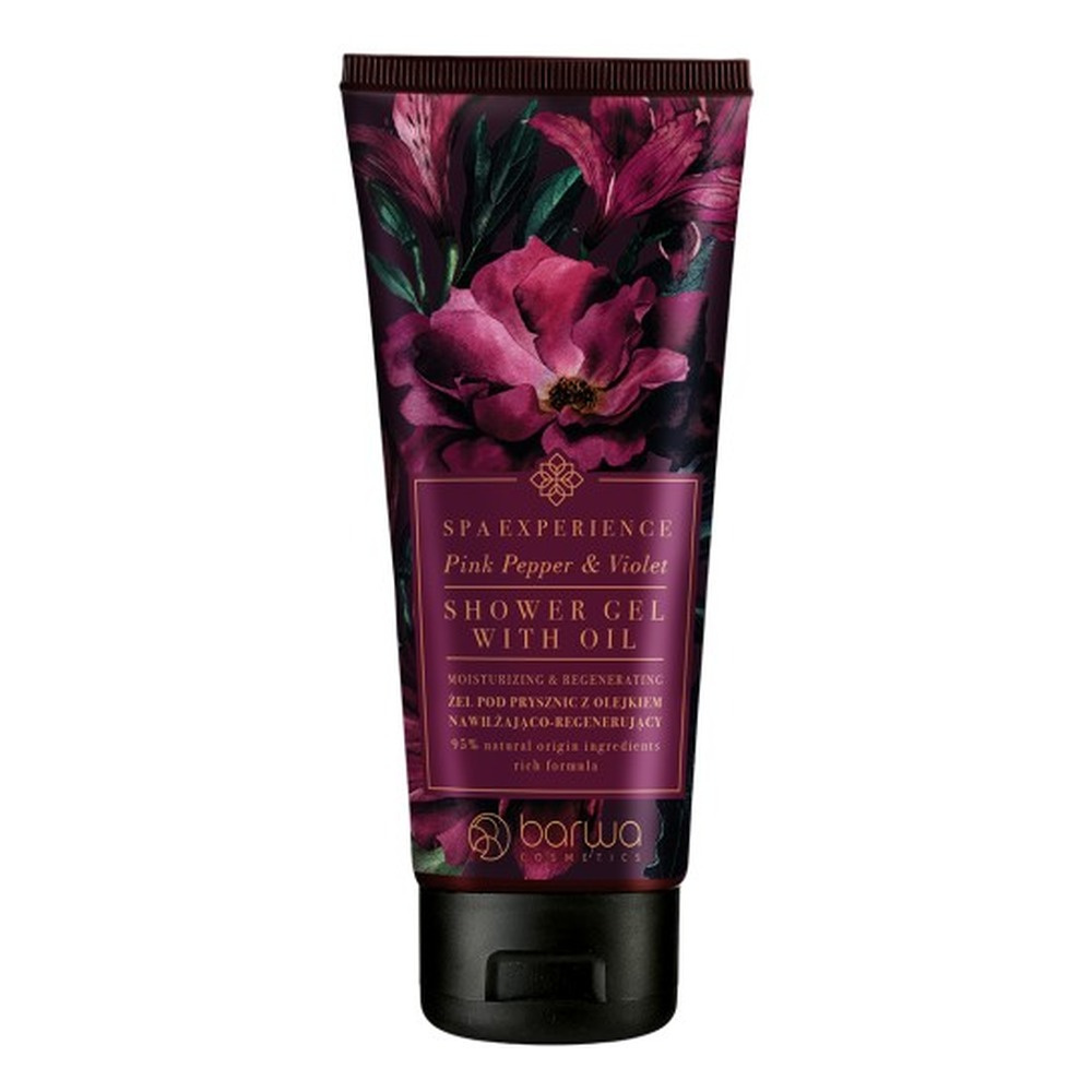 Barwa Spa Experience Moisturizing and Regenerating Shower Gel Pink Pepper and Violet 200ml