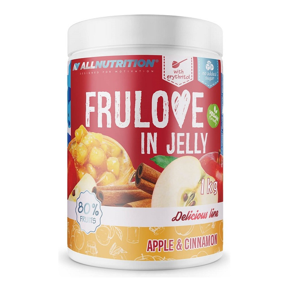 Allnutrition Frulove In Jelly Apple and Cinnamon Apples in Jelly For Desserts and Baking 1000g