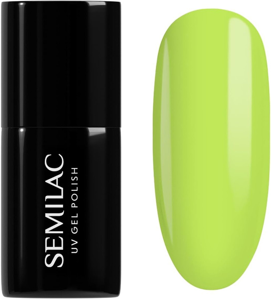 Semilac Pastel Neons Hybrid Gel Polish 604 Luminous Lemon 7ml
