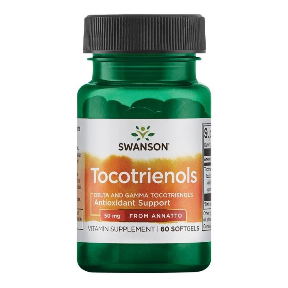 Swanson Tocotrienols 50mg for Cellular Health Support 60 Capsules