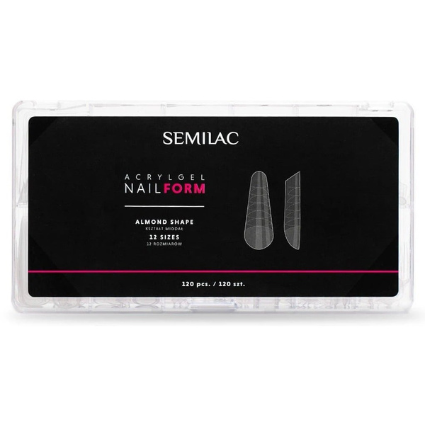 Semilac Acrylgel Nail Forms Almond 120 pcs