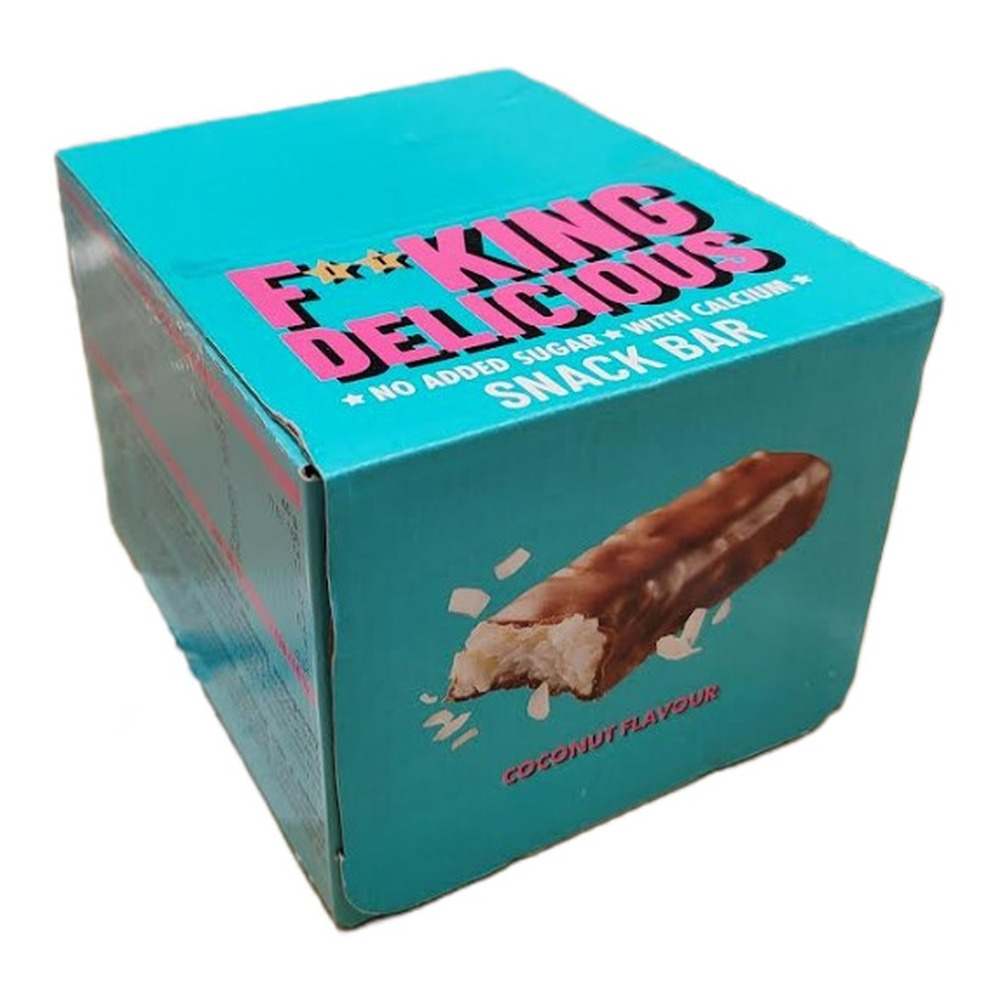 Allnutrition Fitking Delicious Snack Bar Coconut Low-Carb Protein Bar 24x40g
