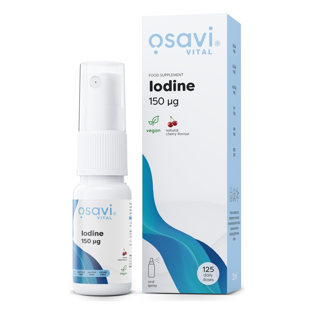 Osavi Iodine Oral Spray 150mcg Cherry 25 ml