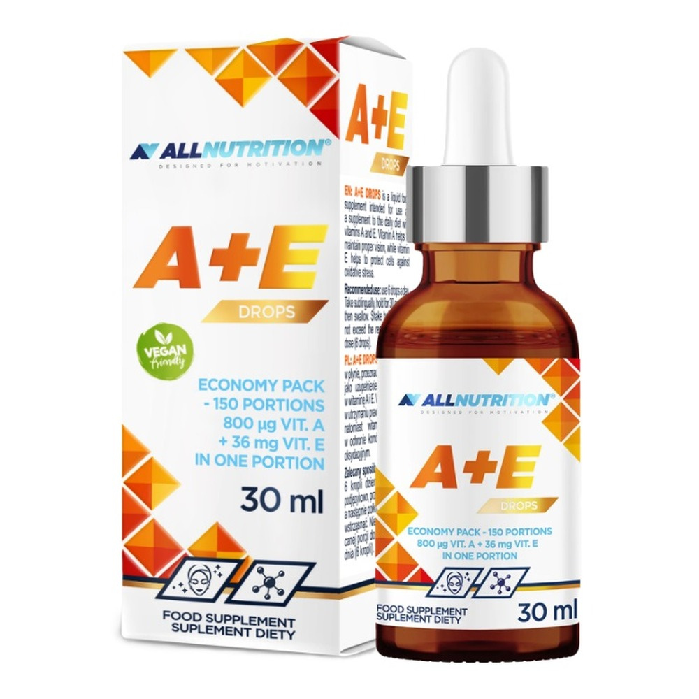 Allnutrition A + E Drops 30ml containing Vitamin A and E