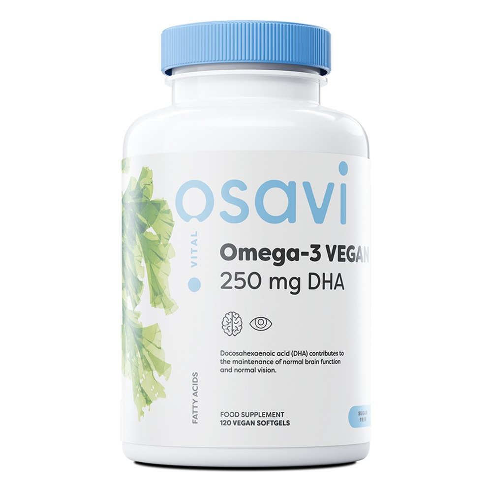 Osavi Omega 3 Vegan 250mg DHA 120 vegan softgels