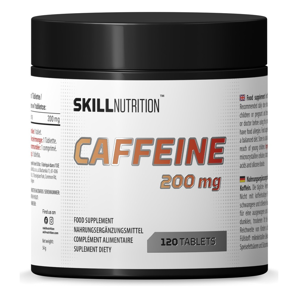 Skill Nutrition Caffeine 200mg 120 tablets