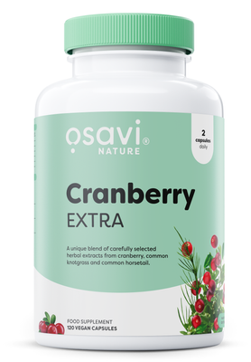 Osavi Cranberry EXTRA containing plant extracts 120 vegan caps