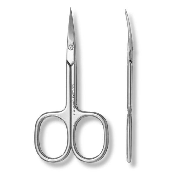 Staleks Classic 21 Type 1 Cuticle Scissors For Manicure And Pedicure Cutting Length 20 mm
