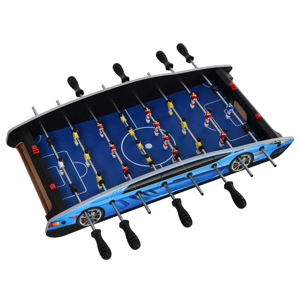 HOMCOM 29 Inch Mini Tabletop Football Foosball Gaming Table  Play Fun Game 74.5L x 36.1W x 12H CM
