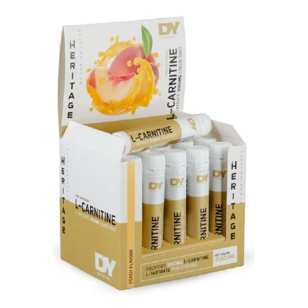 Dorian Yates L-Carnitine Liquid Shot Peach Fat Burner 20 x 25ml