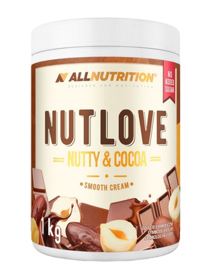 Allnutrition Nutlove Nutty & Cocoa Chocolate Hazelnut Cream Sugar and Palm Oil Free 1000g