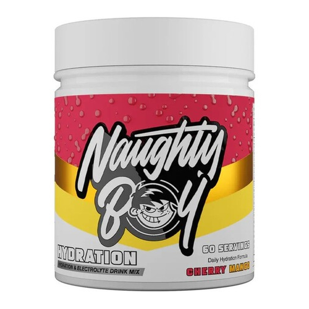 Naughty Boy Hydration Cherry Mango Electrolyte Drink for Hydration 510g