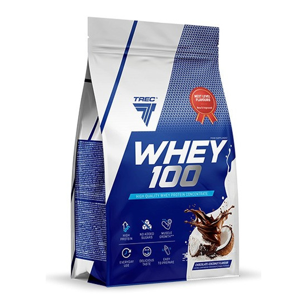Trec Nutrition Whey 100 (Bag) Protein Chocolate Coconut 700g