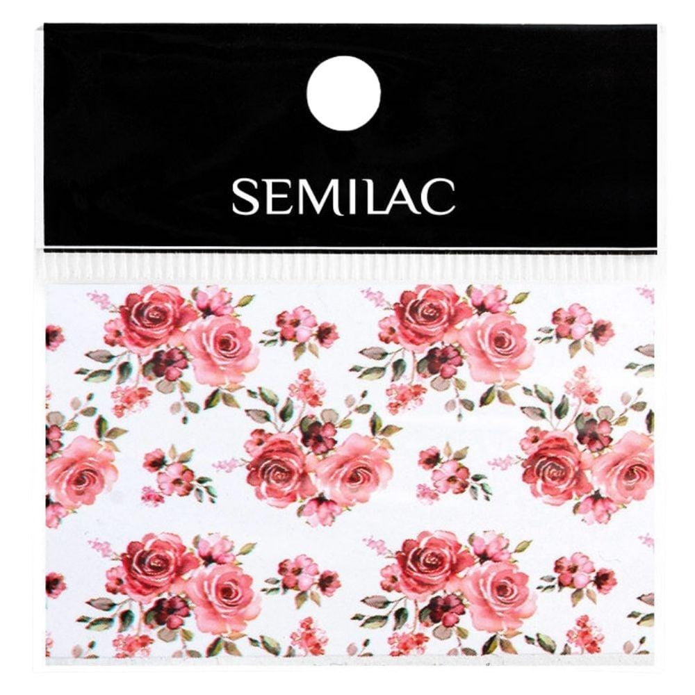 Semilac Nail Transfer Foil Blooming Flowers 27
